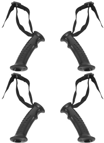 Mikinona Impugnatura Di Ricambio Per Bastoni Da Trekking Con Cinturino Regolabile Manico in Plastica Nera Ergonomico Accessori Per Bastoncini Da Passeggio E Alpinismo Outdoor