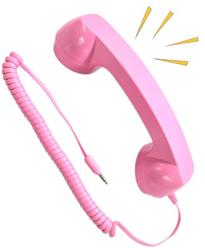 Cornetta Telefonica Per Cellulare - Ricevitore Per Telefono Fisso Con Manico - Ricevitore Telefonico Tradizionale,Per Feste A Tema Decorazioni Fotografia Casa Ufficio