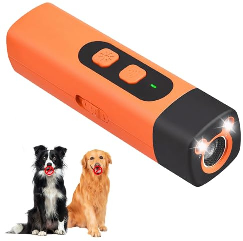 The Bark Shield Pro Dispositivo ultrasónico anti ladridos para perros, nuevo dispositivo disuasorio de ladridos de perro 2 en 1 con pantalla HD y linterna LED para perros pequeños, medianos y grandes