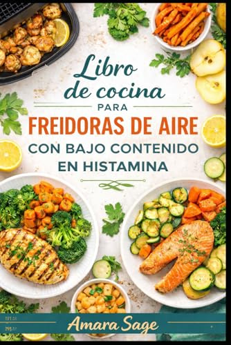 LIBRO DE COCINA PARA FREIDORAS DE AIRE CON BAJO CONTENIDO EN HISTAMINA: Recetas rápidas, frescas y deliciosas para aliviar la intolerancia a la histamina