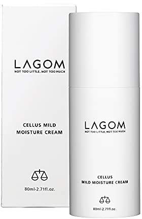 Lagom Cellus Mild Moisturizer - 75 ml - Innehåller Dermaflux™, grönt te extrakt, betaglukan, hasselnöt, Gotu Kola