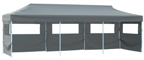 vidaXL Faltzelt Partyzelt Pop-Up mit 5 Seitenwänden 870x291x315 cm