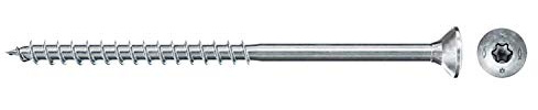 Fischer 670017 Viti per Legno o Truciolare a Filetto Parziale, Blu (Passivato), 3.0 x 35 mm