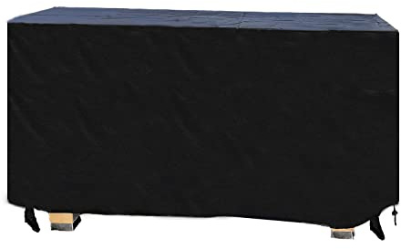 YWWQYBYQ Outdoor Coffee Table Cover,48(L) x 24(W) x 28(H),Outdoor Lawn Waterproof Garden Furniture Cover,Durable Windproof, Fits Rectangle Patio Table