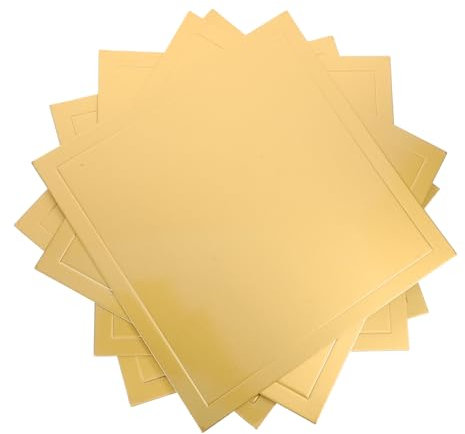 Cabilock 5piezas Bases Cuadradas De Cartón Para Tartas Bases Para Tartas De Fiesta