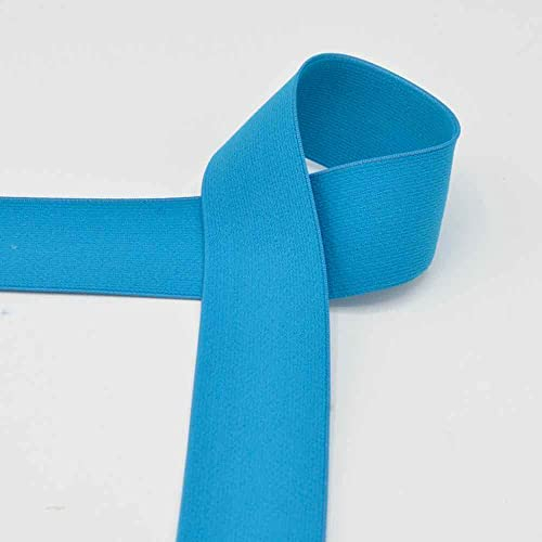 Elastic-Bund, Gummibund, Gummiband, 40 mm breit - 3 Meter, Türkis
