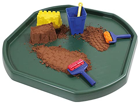 Kub® Original XL Tuff Tray - Made in The UK - Perfect for Indoor and Outdoor Activity - Garden Play and Sand Pit Adventure (Green)