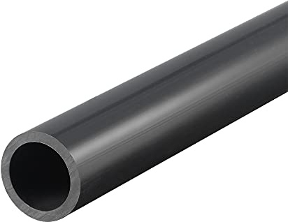 sourcing map Tube PVC Rigide Noir 15.5mm ID 20mm OD 50cm Tuyau PVC Pipe Résistant aux Chocs pour Conduites d'Eau, Artisanat, Décoration et Gaines de Câbles