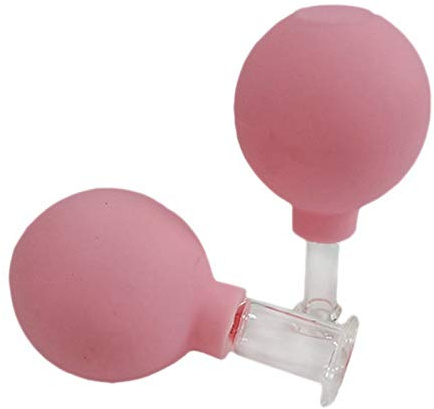 Jojomino de 2 tazas de vacío cabeza de goma, anticelulitis, masaje, copas faciales rejuvenecidas