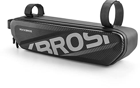 ROCKBROS Fahrrad Rahmentasche Fahrradtasche für Super 73 wasserdichte Oberrohrtasche Dreiecktasche 4,5 L Ebike Zubehör Schwarz
