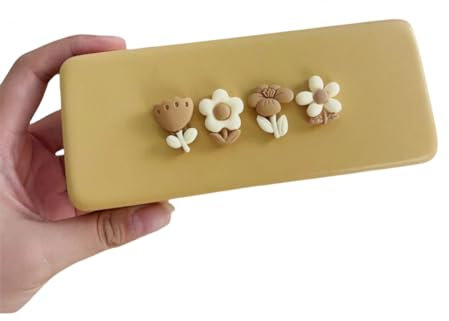 AGALUS Brillenetui Brillenbox, Milchkaffee, Weiß, Tragbar Und Minimalistisch, Zur Aufbewahrung Von Studentenrahmen, Druckfeste Brillenbox Für Mädchen,Farbe1