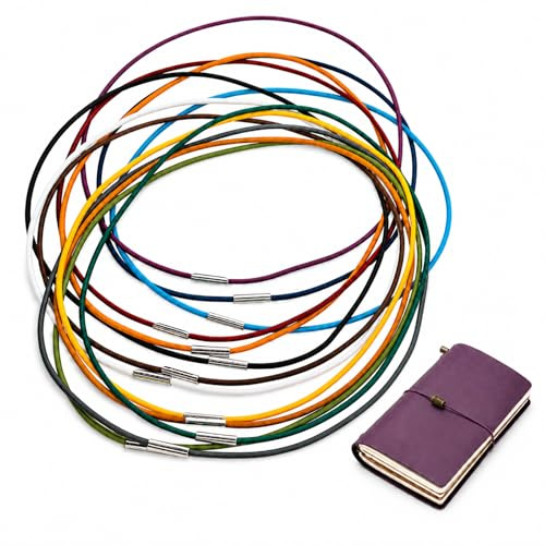 13 Pcs Colorful Elastic Bands for Traveler's Notebook, 13 Unique Colors Connecting Bands Replacement Accessories for Standard Size Journals
