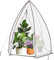 Sekey Invernadero Hexagonal para Tomates 160 x 160 x 180 cm, Invernadero de lámina para árbol en Miniatura, Invernadero de Tomate Estable para Invierno, para jardín, balcón, Interior, Blanco (M)