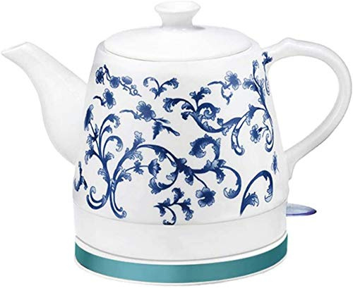 RBUDSPOLF Electric Kettle Ceramic Chinese Style Kettle Teapot-Retro 1.2L Jug, 1200W Water Fast for Tea, Coffee, Soup, Removable Base, Boil Dryion