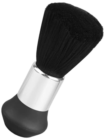 Rumyve Brosse à épousseter pour le cou, brosse professionnelle de coupe de cheveux, brosse de nettoyage de cheveux de barbier, outil de plumeau pour coiffeurs et barbiers