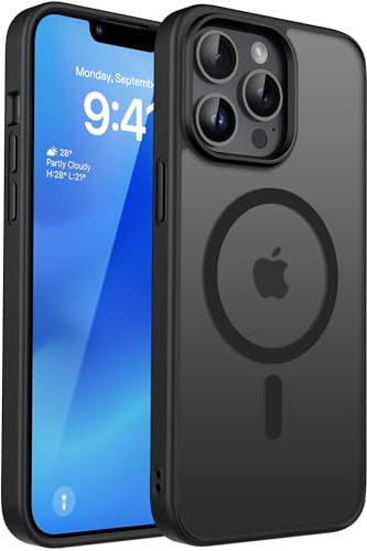 CACOE für iPhone 13 Pro Hülle mit Militärschutz für MagSafe Handyhülle | für iPhone 13 Pro Case,Transluzente Matte,37×N52 Magnete,12 Fuß Fallschutz,2400 GS Magnetkraft,Erhöhter Kameraschutz