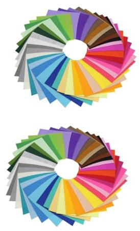 VILLCASE Weihnachten Bunte Filz 80 Stück Wollfilz Polyesterstoff DIY Material Massenstoff Filzstoff Filzstoff Bastelfilz Nähstoff Plüschstoff Roter Fleecestoff Bastelbedarf Filzprojekte