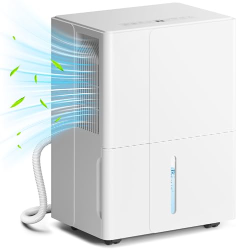 HOMCOM 30L/Day Dehumidifier with Activated Carbon Air Filter 24H Timer