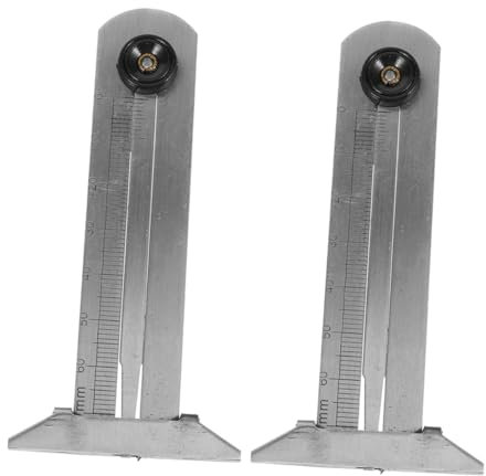 BUGUUYO 2piezas Medidor De Profundidad De Neumáticos Inoxidable Herramienta Precisa Para De Neumáticos Esencial De Vehículos