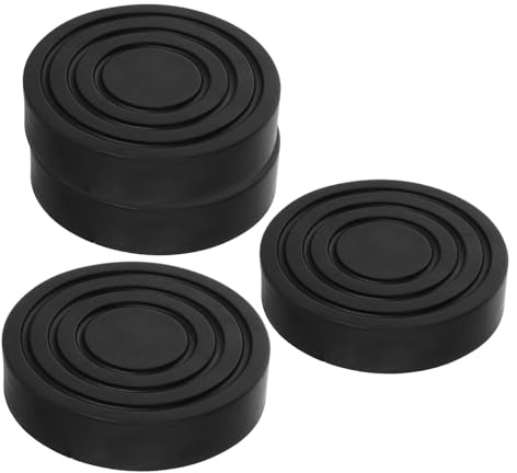 BUGUUYO 4pcs Washing Machine Anti-vibration Pads Non-slip Design Noise Dampening Plastic Feet for Dryer and Washer Stability Enhancer for Home Appliances
