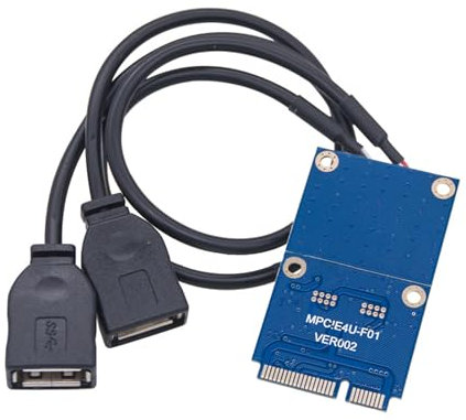 PCIE/KEY A+E Adattatore USB PCIE Cavo USB Per Connessibilità Del Dispositivo Senza Soluzione Continuità Sul Taccuino Dei Computer