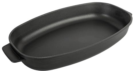 Gastrolux Plat à Four, 4.0L, 46cm x 26cm, Tous Feux et Induction, Revêtement Antiadhésif Biotan Plus, Avec Couvercle, Indéformable, 17841