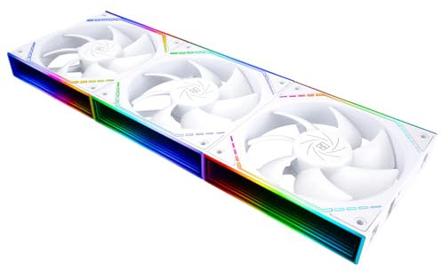 Thermalright TL-M12QW X3 CPU Fan 120mm Case Cooler Building Blocks Version, PWM Connector Silent Computer Cooling with S-FDB Bearing,Wireless Splicing PC Fan with ARGB Mirror Light Effect,Low Noise