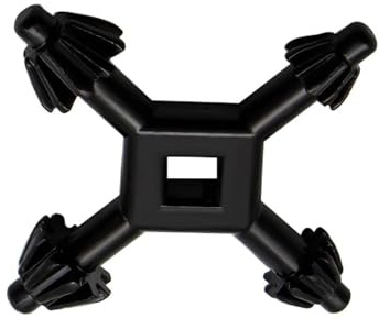 txuzong Clé à Mandrin Universelle 4 en 1 - Compatible avec la Majorité des Perceuses à Main - Clé Multifonction Noire - Pour Serrage et Desserreage Facile - Accessoire Indispensable pour Bricolage