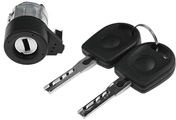 Cilindro di Blocco dell'interruttore di accensione e avviamento con Chiavi per VW, Bora 1998-2005, Golf 1998-2003, Maggiolino, Polo 3B0905855C