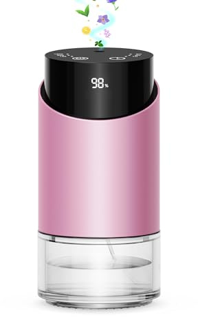 Diffusore di oli essenziali da 100 ml, Diffusore profumo auto per casa grande spazio, auto, ufficio, casa, mini diffusore di aroma batteria, 4 timer e 3 livelli di nebbia