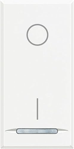 BTicino SHD4002F Axolute Interruttore 2P, 20 AX, Bianco