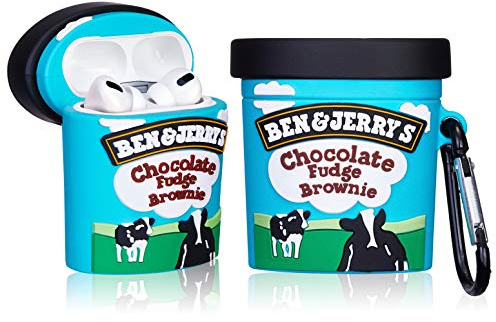 STSNano Cute Case for AirPod Pro 2019/Pro 2 Gen 2022, Cartoon Funny Kawaii Fun Air Pods Pro Soft Silicone Cover, Unique 3D Food for Girls Boys Women Kids Cases for AirPods Pro (Ice Cream Cup)