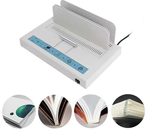 Thermobindemaschine 500 Blatt Kapazität - Professioneller Wärmebindegerät für A3/A4/A5 Dokumente - Effiziente Buchbindelösung