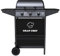 Avilia Barbecue a Gas 3 Fuochi John – BBQ da Esterno in Acciaio Nero con Griglia Inox, Termometro, Cappa, Accensione Piezoelettrica e Ruote, Barbecue a Gas Esterno Compatto e Potente