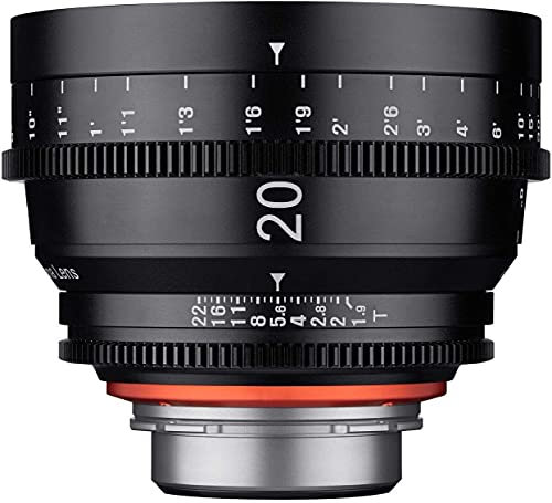 Samyang XEEN - Objetivo (20 mm, T1.9 FF, Cine Micro 4/3 MFT)