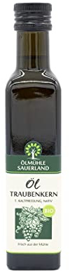 ÖLMÜHLE SAUERLAND - Traubenkernöl BIO kaltgepresst nativ 250 ml
