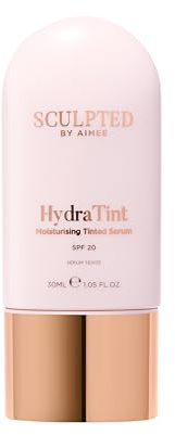Sculpted by Aimee HydraTint Tinted Moisturiser Serum Foundation | SPF 20 Hydrating Skin Tint with Hyaluronic Acid, SHT2.5, Fair With a Rosy Undertone
