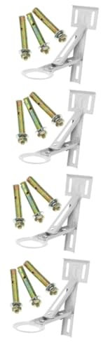 Gadpiparty 4sets Undermount Sink Bracket Support Holder for Kitchen Bathroom Secure Fall Design Expansion Screws Easy Installation for Washbasins Hand Basins