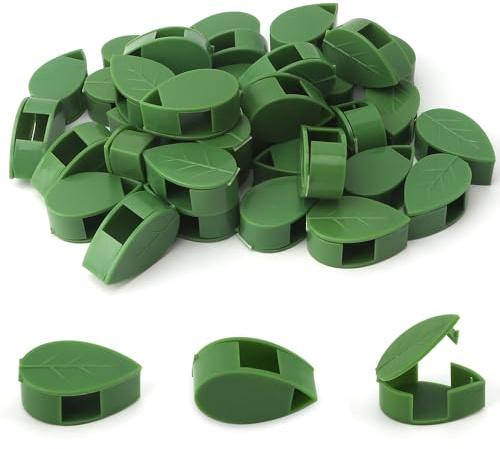 40pcs Pflanzenhalter Wand,Pflanzenclips Wand,Pflanzen Plant Clips Wand,Pflanzenwand Kletterpflanzen Halterung,Selbstklebende Pflanzenklammern,Clips For Climbing Plants,Grüne Ranken-Clips,Pflanzenclips