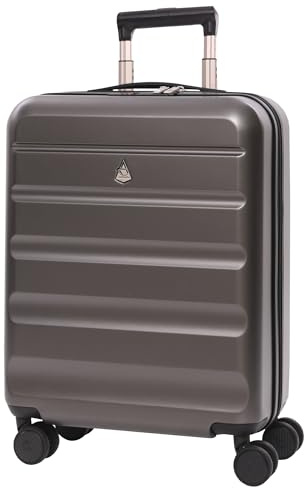 Aerolite Erweiterbar 55x40x20cm auf 55x40x23 cm Lufthansa Eurowings Condor Wizz Air Priorität und mehr Maximale Größe, Leichtes Hartschale Handgepäck Koffer 55x40x20 55x40x23 mit 4 Rädern