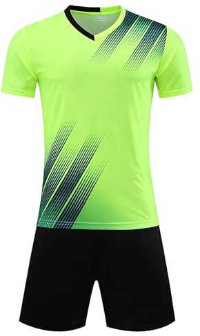 JiaYouLC Kids Football kit Football Jersey for Boys Girls Age 3-12 Breathable Training Shorts and T-shirt Sets Youth Sports Outfit Uniform