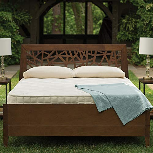 Naturepedic Serenade Organic Mattress - King Hybrid Mattress with Encased Coils for Comfort and Pressure Relieving Natural Latex, Naturally Cooling & Breathable