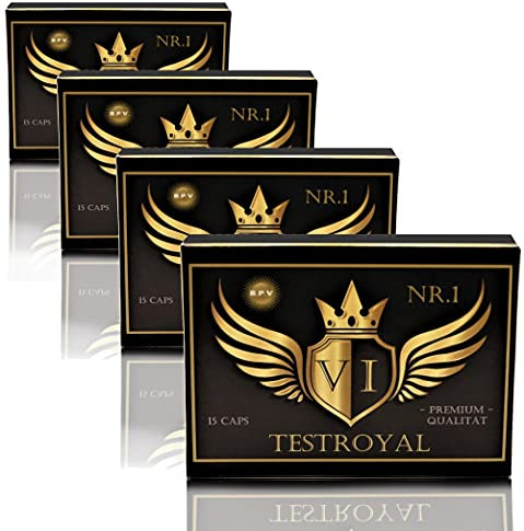 BPV- Testroyal 60 Kapseln = 32g - Trainings Booster - Hochdosiertes Kombi-Produkt perfekt geeignet für Sportler und Aktive Männer - Für Lust - Liebe - Leidenschaft und mehr…
