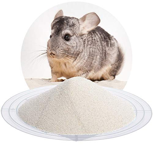Schicker Mineral Chinchillasand beige 0,1-0,3 mm 25 kg Badesand hochrein, samtweich, Fellpflege, gerundeter Sand, mehrfach gewaschen und gesiebt, keimfrei, geeignet für viele Kleintiere