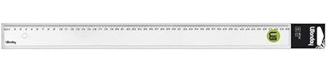 WONDAY Règle plastique plate 50 cm