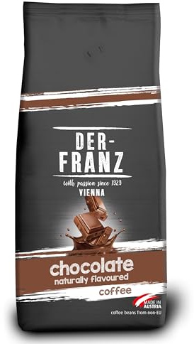 Der-Franz caffè, aromatizzato al Cioccolato, Caffè Miscela di Arabica e Robusta chicchi interi, 1000 g