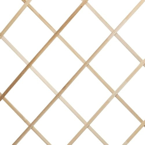 TERRE JARDIN - Treillis Jardin, 180 x 80 cm - Bois Blanc - Extensible, Accordéon - Décoration Florale Murale, Plantes Grimpants