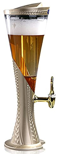 ATRNA Girafe à Bière, Distributeur De Boissons Et De Bière Compartiment De Noyau De Glace Séparé Et Robinet Stand Tireuse à Bière for Bar Famille Buffet Restaurant