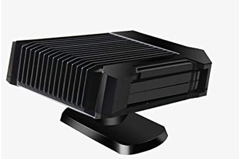 Auto Heizung 12V 150W Zigarettenanzünder, Baceyong 2 in 1 Autoheizung Defroster Windschutzscheibenheizung, Tragbare Kinetische Heizlüfter Defroster, Schnellaufheizung Fenster Heizung, Schwarz