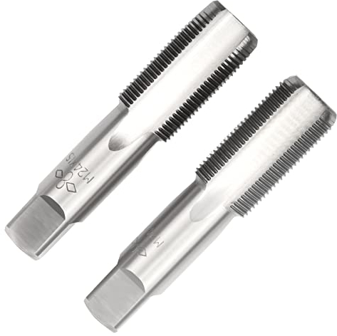 Aceteel M24 x 1,5 metrischer Handgewindebohrer, rechts, M24 x 1,5 mm, 1 Paar
